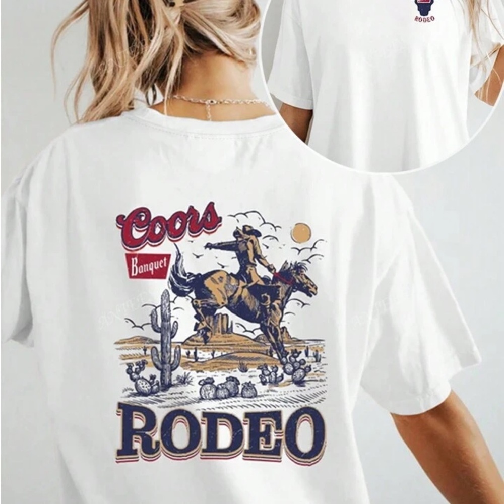 NWT! Coors Banquet Rodeo Graphic T-Shirt